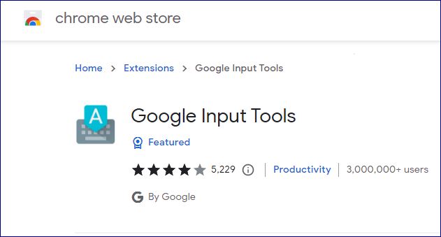 Google input tools hindi setup